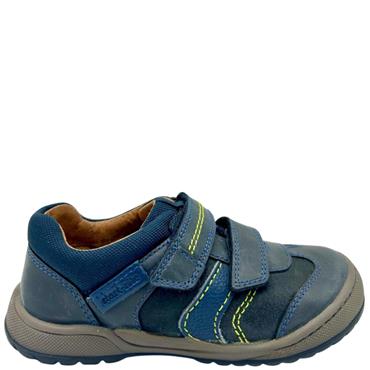 STARTRITE BOYS 2 VEL STRAP SHOE - NAVY